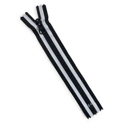 YKK MONOFILAMENTO REFLECTIVO # 5 FIJO REVERSO